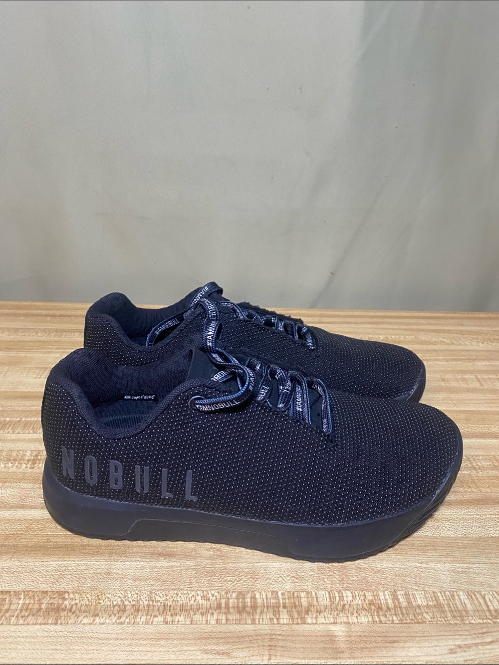 NOBULL Outwork Edge Impact CrossFit Black Gum Workout Gym Shoes Unisex M 8/ W9.5